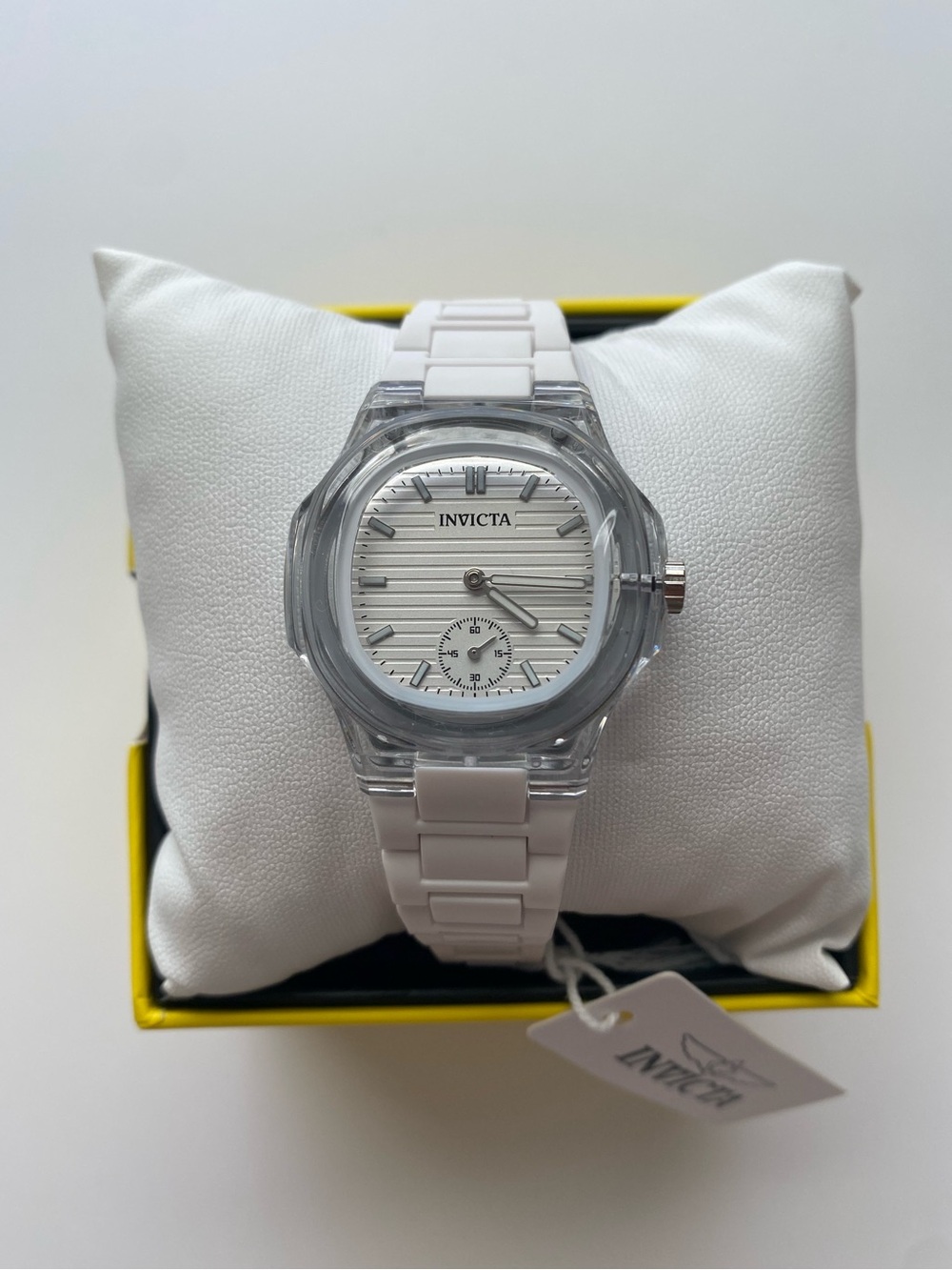 NEW Invicta Celestial Lady 70400 White Clear 34.8mm Quartz Unisex Watch